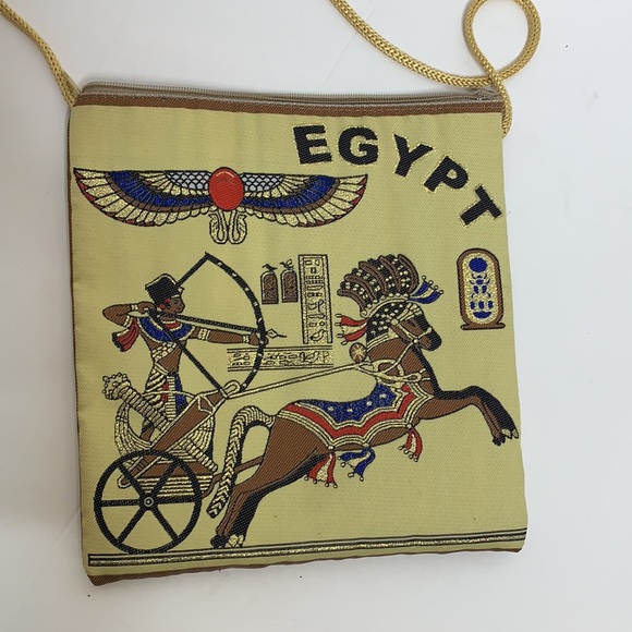 Egypt Bags Egyptian Bags Pair Of Cotton Bags 2 Crossbody Satchels